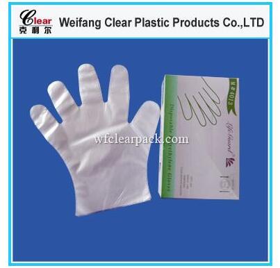 Biodegradable HDPE Plastic Disposable Gloves Biodegradable HDPE Plastic Disposable Gloves